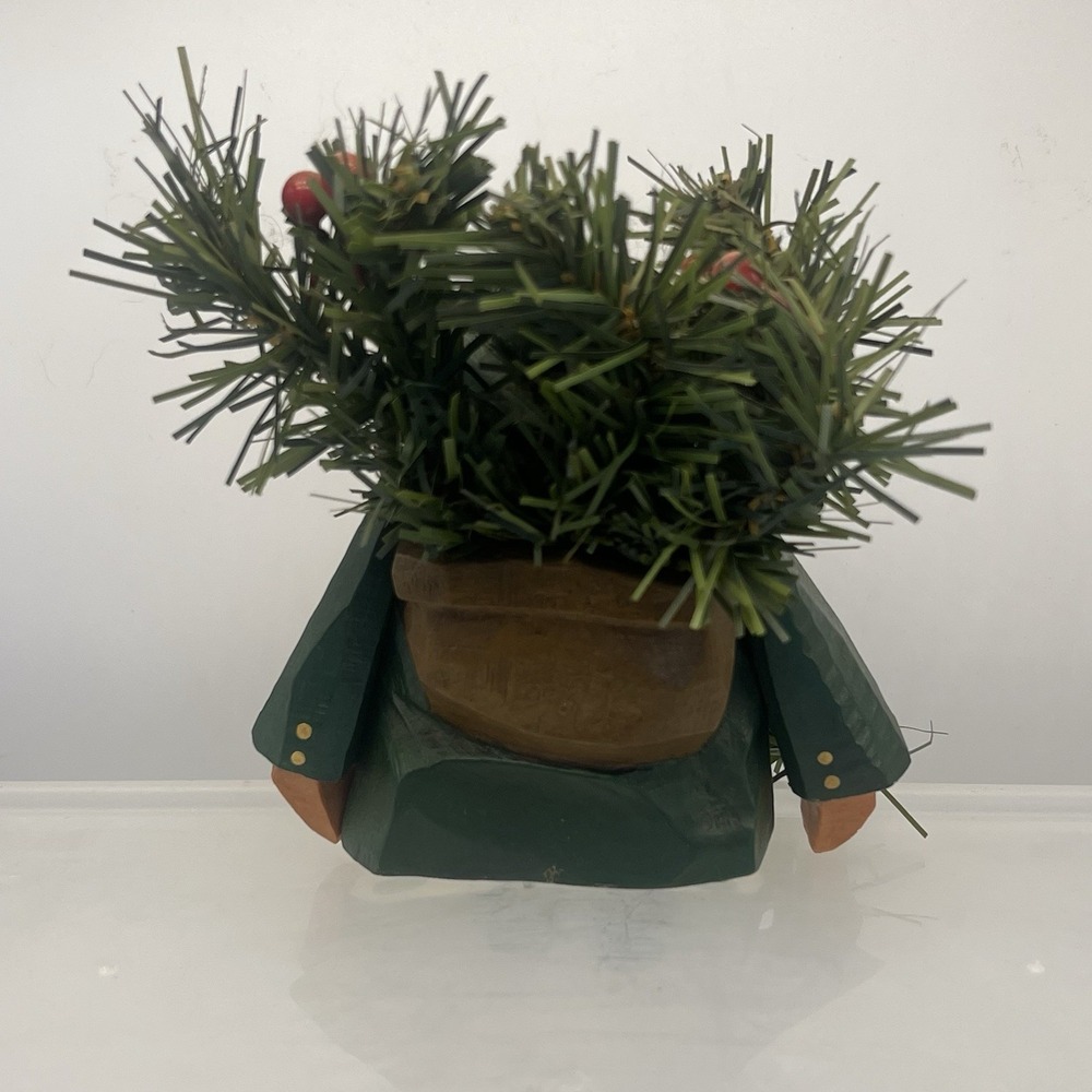 David Frykman Portfolio Santa Shelf Sitter; Carved Wood, Christmas, Mantle - Picture 5 of 8